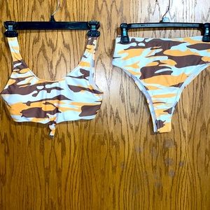 Shein Swim Wear Camoflauge